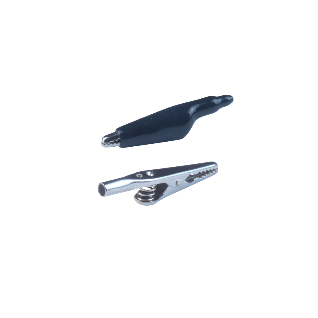 Clip Cocodrilo Aislado Con Salida para Conector - 4mm